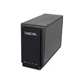 LogiLink 8,9 cm (3,5 Zoll) SATA-USB 2.0 Festplattengeh?use Gigabit NAS 2-Bay Server