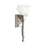 Progress Lighting Bratenahl - One-Light Wall Torchier with Etched Opal Glass - P2950