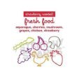 - Pack of 24 Fresh Food Stretchy Shapes: Scented Rubber Bands Rubber Bands