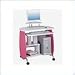 Kid's Pink Compact Computer Desk
