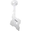 Peerless PC932B-W Adjustable Tilt Ceiling Mount for 15" to 37" Displays with 13.8" to 21.8" Extension (White)