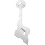 Peerless PC932B-W Adjustable Tilt Ceiling Mount for 15" to 37" Displays with 13.8" to 21.8" Extension (White)