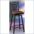Pastel Furniture Waverly Rust 26" Swivel Bar Stool in Florentine Coffee