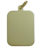 11Crk1WpfIL. SL160  14 Karat Rectangle Yellow Gold High Polish Dog Tag with 20 chain