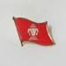 Laos Old Country Flag Small Metal Lapel Pin Badge ... 3/4 X 3/4 Inches ... New