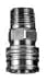 O-3103 , Oxygen Service, Brass Socket, 1/4 in. Male Pipe Thread, Hansen O60 Interchan...