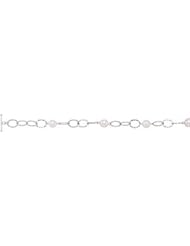 Sterling Silver - 30 Inch Freshwater Cultured Pearl Necklace