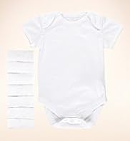 7 Pack - Pure Cotton Short Sleeve Assorted Bodysuits