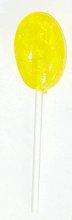 Sugar Free Sour Lemon Lollipops, 1lb, Individually Wrapped, about 50/lb