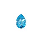 6x4 mm-0.42 Cts Swiss Blue Topaz ( Pear-AA )
