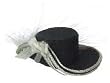 Dollhouse Miniature Handmade Ladies Black Dress Hat