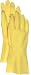 Boss Cotton Flock Lined Yellow Latex Glove, Small Image