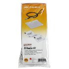 GBC BadgeMates ID Badge Holder Kit, Horizontal Orientation, 15 Clear Holders, 15 Black Lanyards, and 21 White Inserts per Pack (3747490)