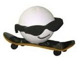 Skater Dude Antenna Ball Topper