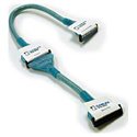 Cables To Go - 50029 - 24in Molded Round 2-Device EIDE UV Blue