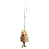 Ceramic Owl Wind Chime