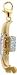 Jewelry : Gondola, 14K Gold Diamond Charm