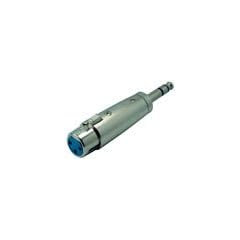 Adapter Cannon / XLR-Buchse an 6,3mm Stereo-Klinkenstecker