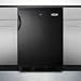 Summit FF7LBLBI 24" Built In Undercounter Refrigerator in Black with F Summit FF7LBLBI 24" Built In Undercounter Refrigerator in Black with F