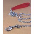 Hamilton 4' Medium Chain Dog Lead with Black Nylon Handle