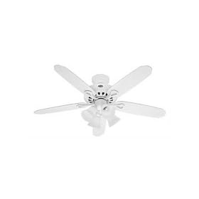 Hunter Fans 25746 52" Grand Isle Ceiling Fan in White