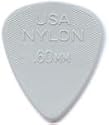 *FREE SHIPPING* Jim Dunlop Nylon Guitar Picks / Plectrums: 0.60mm (Handy pack of 10 Picks)