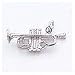 Jewelry : Trumpet Charm