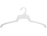 IMAGE OF Plastic Top T Shirt Hangers White Box of 500