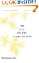 Do All to the Glory of God: (Basic Lessons)