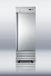 Summit Refrigeration SCRR230 SS - Reach-In Refrigerator, 23-cu ft, Frost Free, Self-Close, Stainless