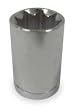 Westward 1FAC2 Socket, SAE, 1/2 In Dr, 8 Point, 9/16 In