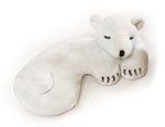 Eye Pillows - Warm Whiskers White Polar Bear Aromatherapy Herbal Eye Pillow - Polar Bear -