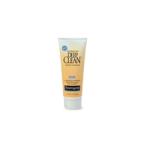 Neutrogena Oil Free Deep Clean Cream Cleanser, 7-Ounce Tubes (Pack of 3)