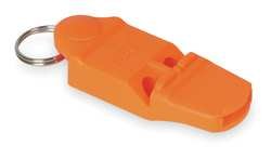 Industrial Grade 1ZBY6 Horn Blast Whistle, ABS Plastic, Orange