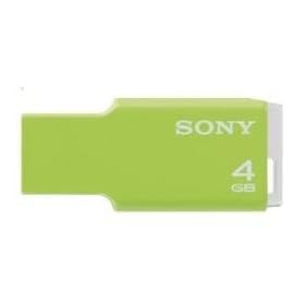 Sony Micro Vault Style - USB flash drive - 4 GB - USB 2.0 - lime green