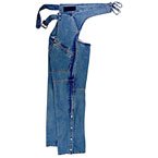 Men Women Unisex Denim Motorcycle Chaps LC404 Blue