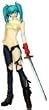 Ikki Tousen Ryofu Housen 1/6 Scale PVC Statue Figure with Sword
