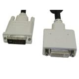 DVI-D Dual Link, M/F Extension, 10ft