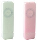 CTA Pink & White Skin Case for iPod Shuffle - IP-HSPI