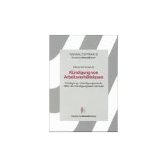 Anwaltspraxis, K�ndigung von Arbeitsverh�ltnissen