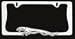 Jaguar / Panther Style License Plate Frame (Chrome Plated Metal)