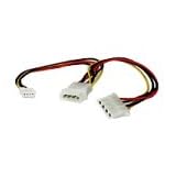 StarTech.com Power Y-splitter Cable (2 Large & 1 Small end)