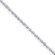 Fancy Pendant Chain Necklace Sterling Silver 1.00mm (Available in Different Sizes)
