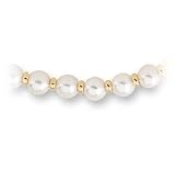 14kt. Yellow Gold, Pearl & Bead Bracelet