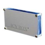 Icy Box 3.5 Black IDE Aluminium External Enclosure with Blue Light (Version 1). USB & Firewire Interface
