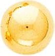 14K Yellow Gold Ball Stud Earrings Jewelry 10mm New