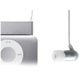 Radius Neckstrap Earbuds Designed for 3G iPod Nano. Superb Bass Response - Silver (Designed in Japan