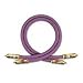 Oehlbach NF 214 Audio-Kabel Master Set Cinch 2x1,0m bordeaux