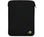 be.ez 100572 LA robe Sleeve for 13.3-Inch Macbooks (Black/Wasabi)