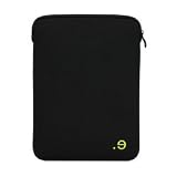 be.ez 100572 LA robe Sleeve for 13.3-Inch Macbooks (Black/Wasabi)